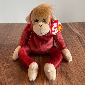 3 FOR $25: Authentic TY Beanie Babies Schweetheart the Monkey, 1999. NWT